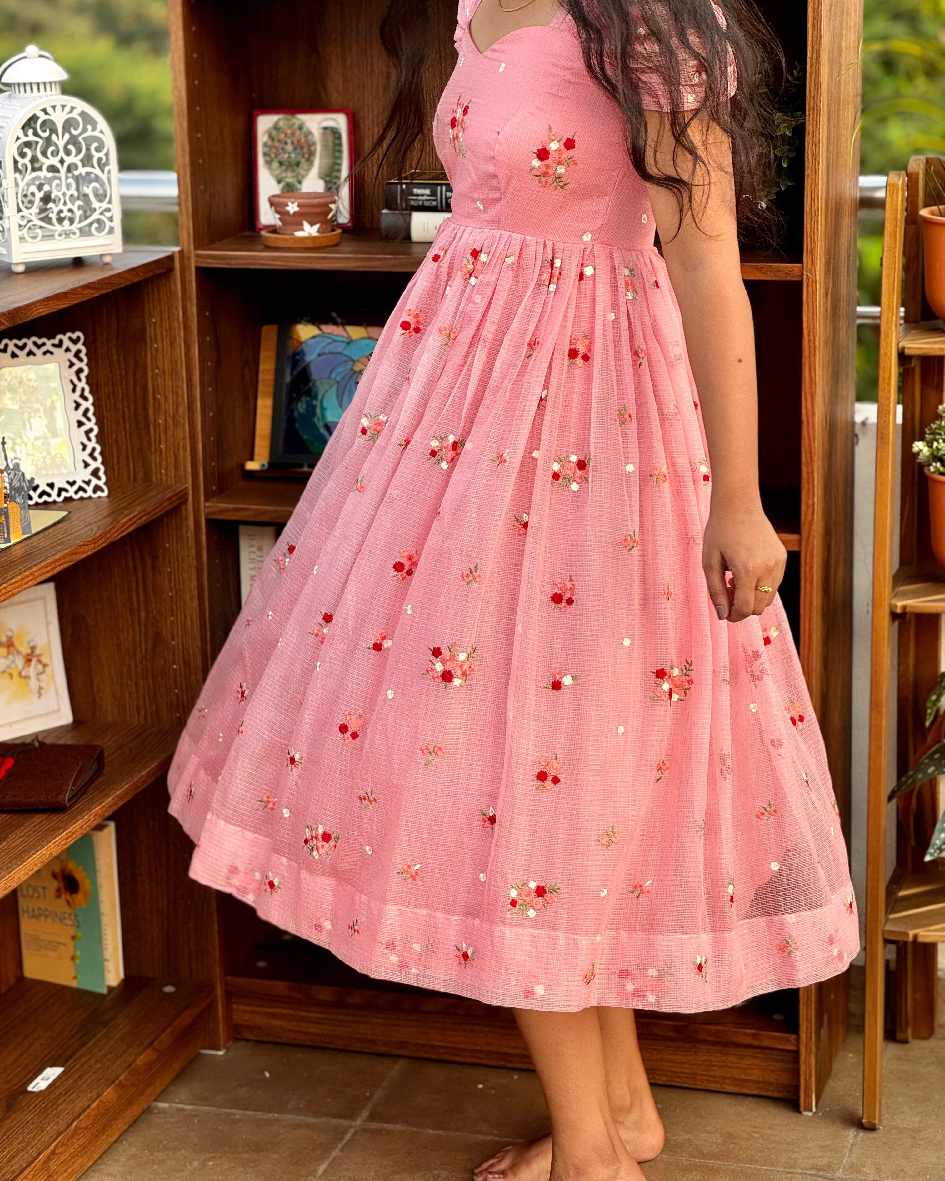 Amaya – Pink Kota Dress