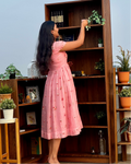 Amaya – Pink Kota Dress
