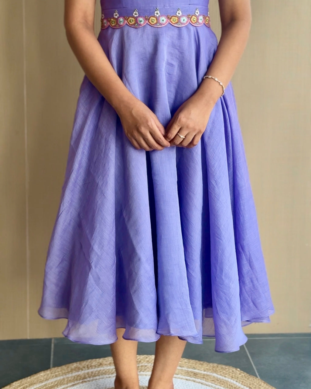 Lavender Flared Dress