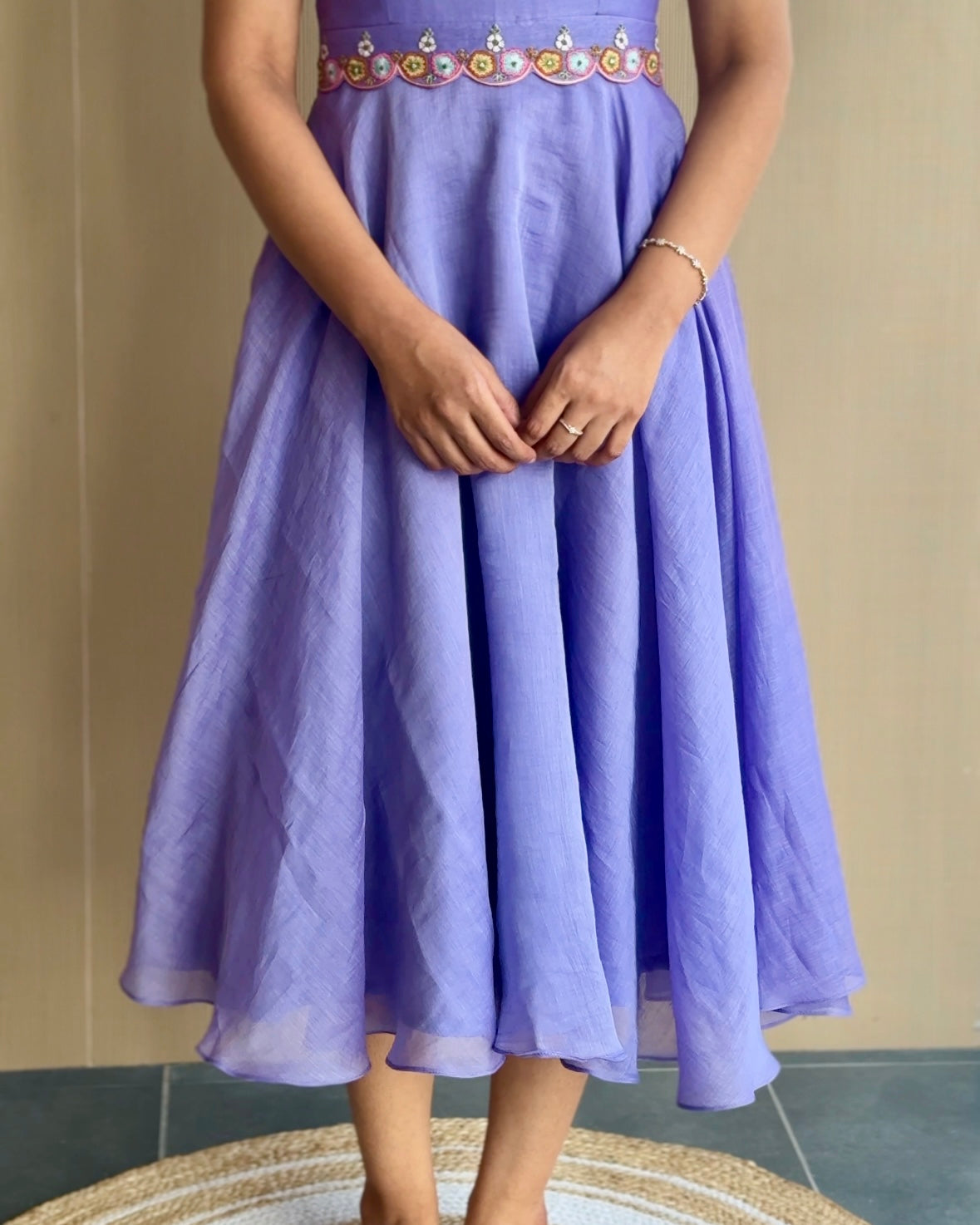 Lavender Flared Dress