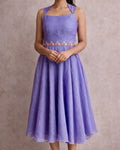Lavender Flared Dress